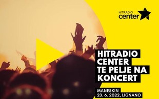 Hitradio Center pelje poslušalce na razprodani koncert zvezdnikov Måneskin