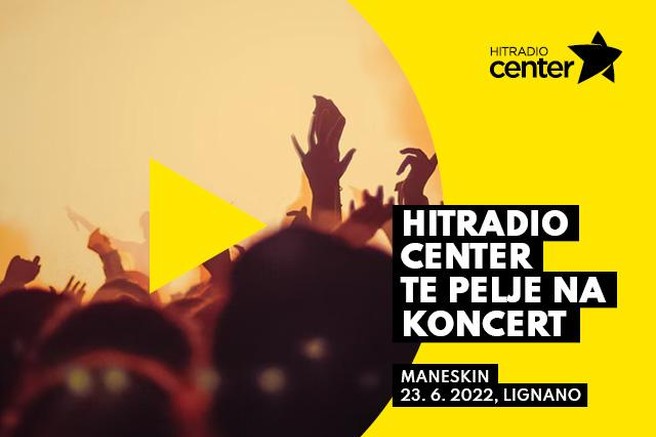 Hitradio Center pelje poslušalce na razprodani koncert zvezdnikov Måneskin