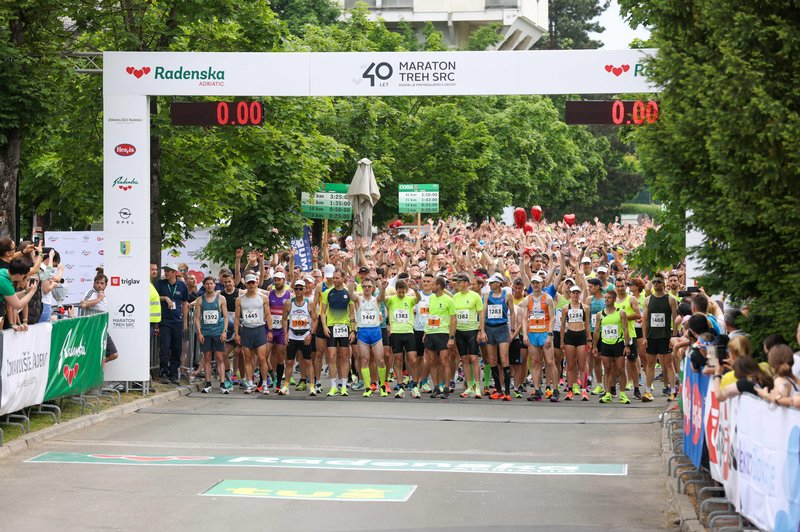 Maraton treh src obeležil 40. jubilej v družbi več kot 4.500 udeležencev (foto: Maraton treh src)