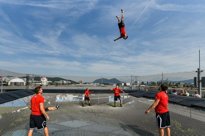 Lej, ALEJA SKY ima največji trampolin na svetu