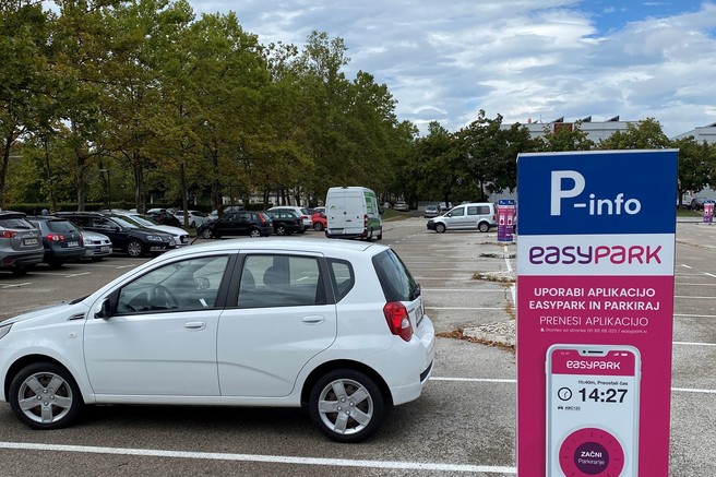 Prvo parkirišče z EasyParkovim CameraParkom v Ljubljani