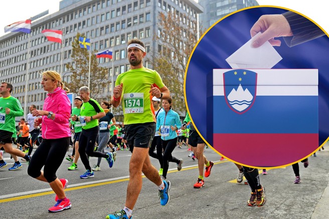 Zapore cest zaradi Ljubljanskega maratona: poglejte zemljevid, ki vam bo olajšal pot na volitve