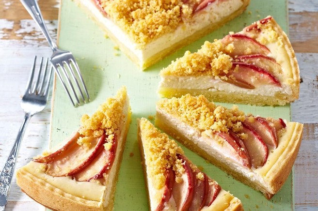 Recept: Jabolčni "cheesecake" brez pečenja (na bolj zdrav način)