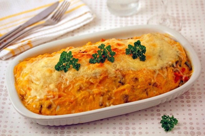 Kako pripraviti gratinirano bučo? (recept)