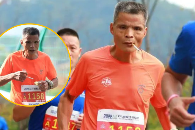 Maratonec med tekom kadil cigarete: 42 kilometrov pretekel v treh urah in pol