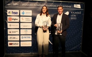 Anja Osterman in Benjamin Savšek (najboljša kajakaša leta v sezoni 2022): “Na lovorikah ne smeva zaspati.”