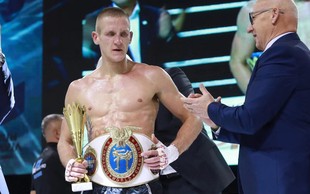 Kickboxar Žiga Pečnik: “S tem naslovom so poplačani vsi treningi.” (Večer za zmage, dvorana Tabor, Maribor)