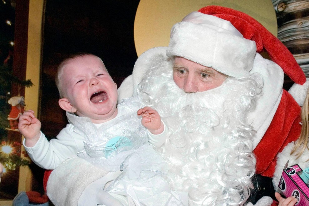 otroci se bojijo Božička?