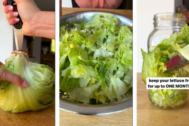 Tako bo solata ostala sveža cel mesec – preprost trik, ki ga boste uporabljali skozi vse leto (foto: Posnetek zaslona | Instagram plantyou)