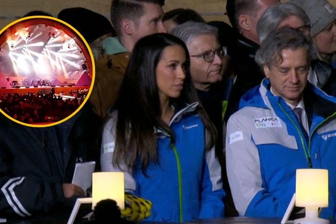 Začel se je največji športni dogodek leta! Na slavnostnem odprtju svetovnega prvenstva v Planici tudi Robert Golob in Tina Gaber
