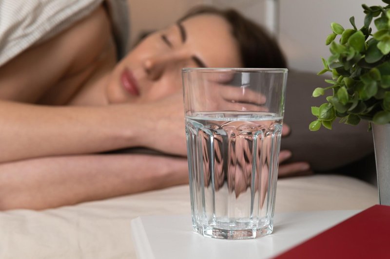 Zakaj ob postelji ne bi smeli nikoli imeti kozarca vode (foto: Profimedia)