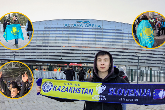 Bili smo v Kazahstanu, kjer je Slovenija naredila prvi korak za Euro 2024: "Oblak, podarite majico ali avtogram, sem vaš oboževalec"