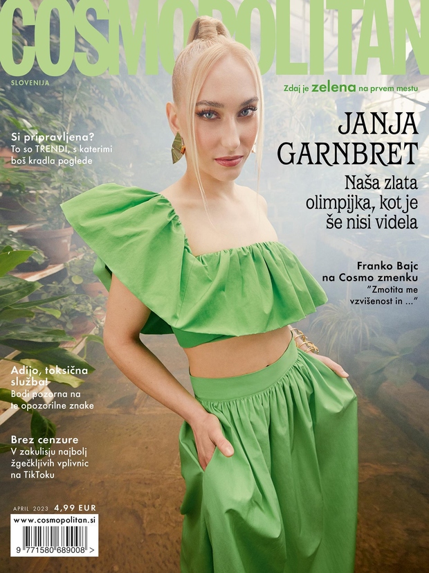 Janje Garnbret zagotovo nismo vajeni v takšni podobi, kot se je predstavila na novi Cosmopolitanovi naslovnici. Običajno je oblečena športno …