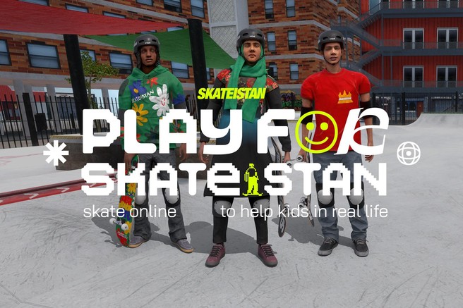 #PLAYFORSKATEISTAN – gamerska skupnost igra, donira in ustvarja za ogrožene otroke