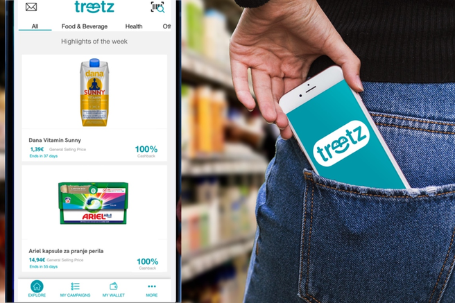 NOVA APLIKACIJA ZA TESTIRANJE IZDELKOV - treetz