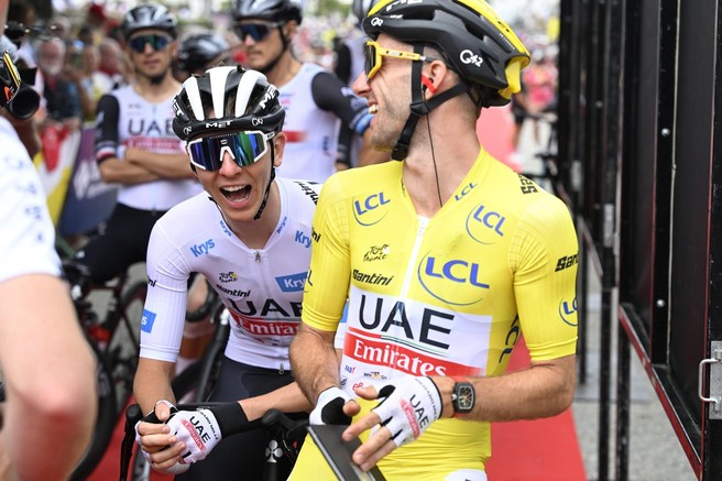 Tadej Pogačar razjezil Belgijce: "Wout van Aert se je obnašal otročje" (van Aert postregel s takšnim odgovorom 👇)