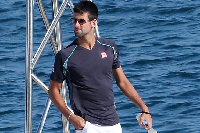 Novak Đoković je prišel v Dubrovnik z luksuzno jahto, ki je navdušila oboževalce