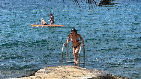 Žival na hrvaški plaži vse bolj popadljiva: kopalci se bojijo iti v vodo
