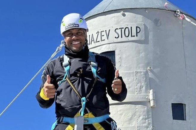 Ponosen nogometaš! Legenda na najvišjem vrhu Slovenije