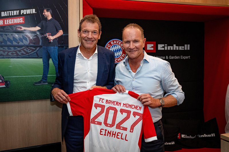 Einhell Germany AG podaljšuje partnerstvo s  FC Bayern (foto: arhiv naročnika)