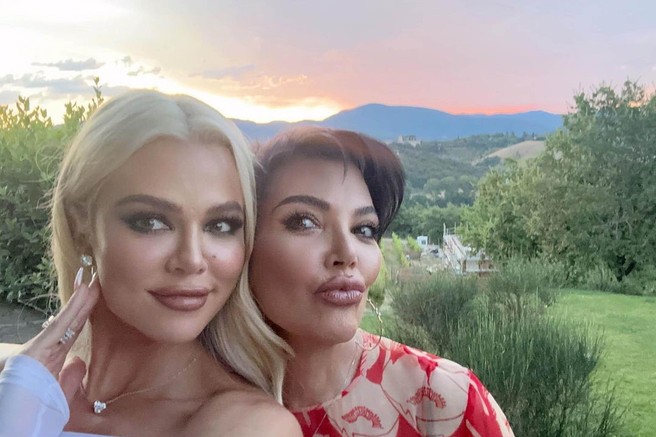 Khloe Kardashian in Kris Jenner