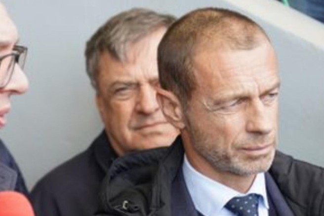 Aleksander Čeferin Zoran Janković Aleksandar Vučić