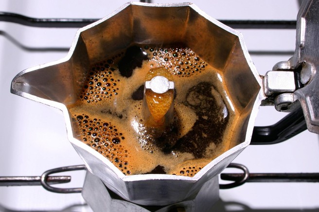 Kava v kafetjeri