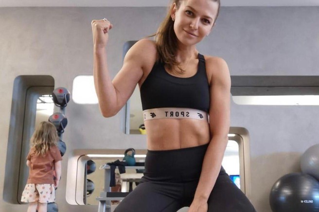 Anna Lewandowska v fitnesu