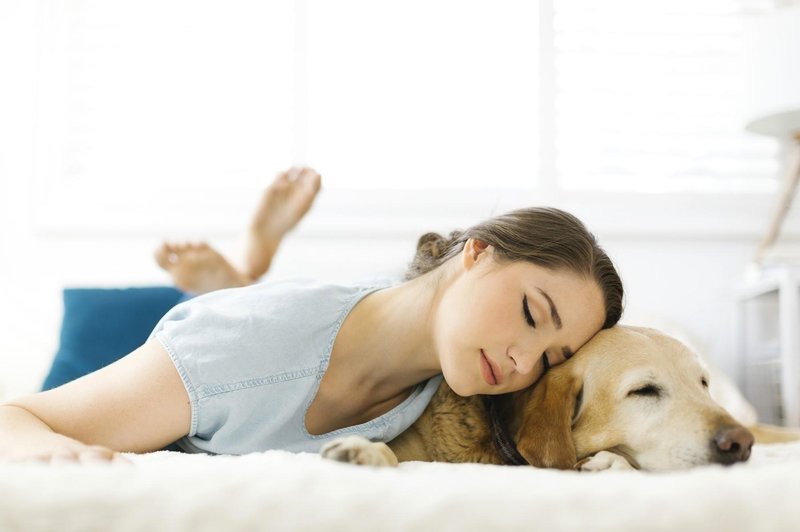 Skupno spanje s hišnim ljubljenčkom lahko predstavlja tveganje za zdravje. (foto: Profimedia)