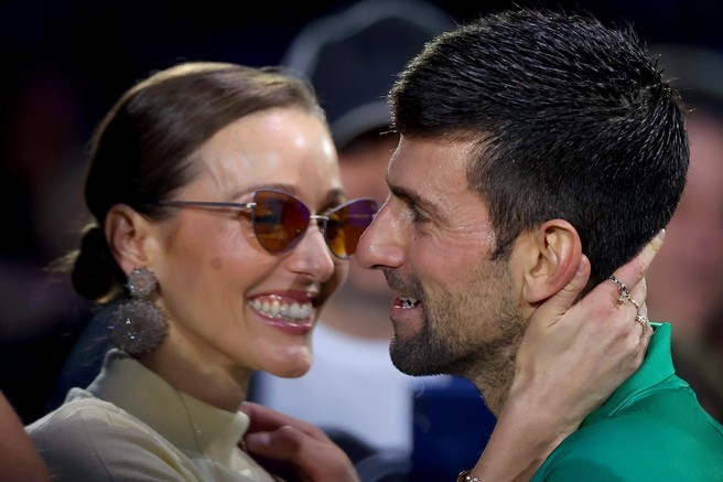 Jelena in Novak Đoković