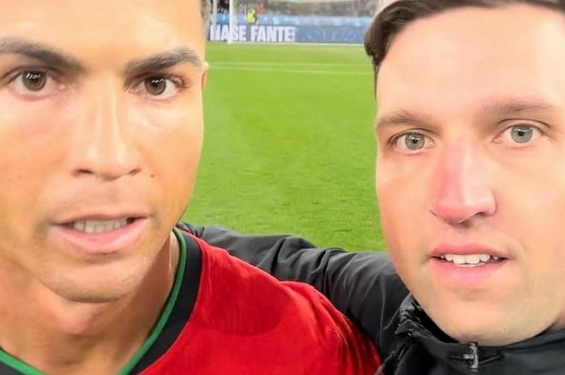 Znano je, kakšna kazen bo doletela Slovenca, ki je naredil selfie z Ronaldom (foto: Instagram/radio1slo)