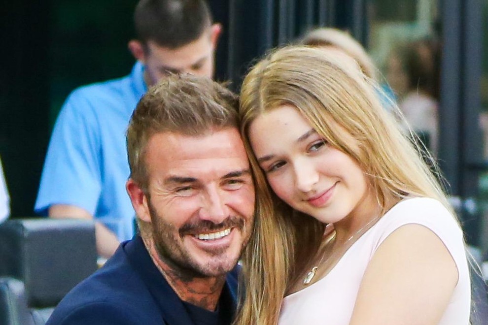 David Beckham s hčerko Harper Beckham