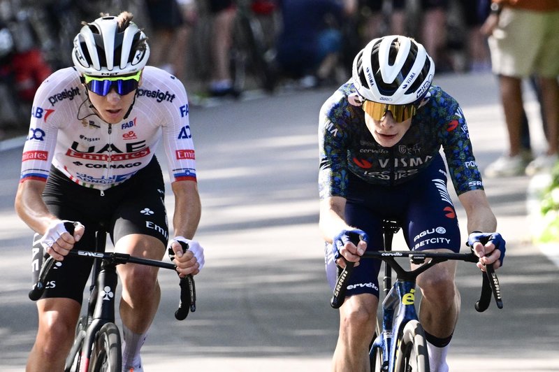 Velika tekmeca in največja favorita za zmago na Tour de France že tretje leto zapored Tadej Pogačar in Jonas Vingegaard imata poseben odnos. (foto: Profimedia)
