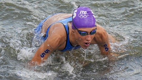 Ženska triatlonka na olimpijskih igrah v Parizu