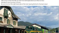 Bohinjska zelezniska proga, vlak