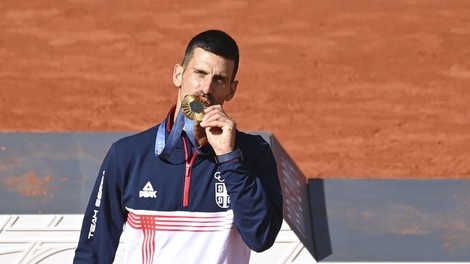 Novak Đoković z zlato medaljo na olimpijskih igrah