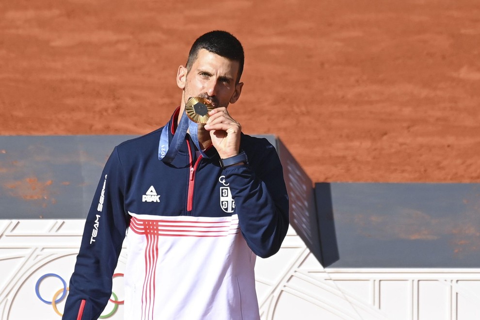 Novak Đoković z zlato medaljo na olimpijskih igrah