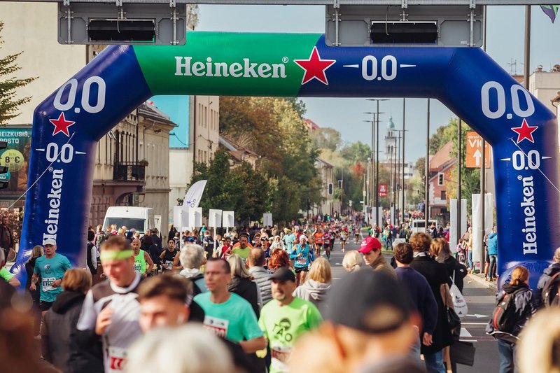 Po maratonu rekordov tekači množično na pivo