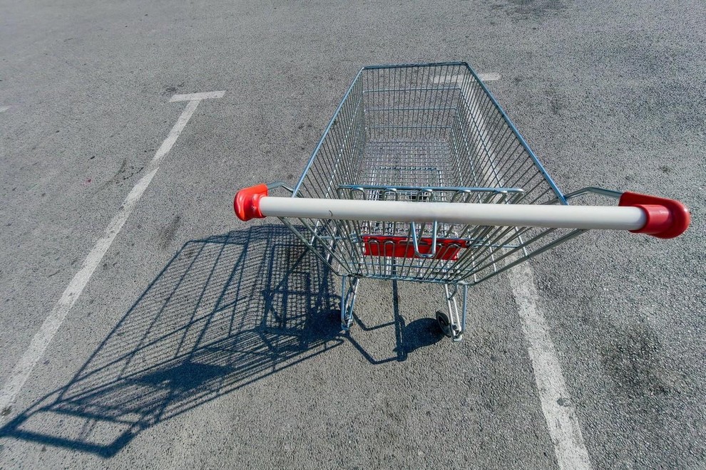 nakupovalni voziček odpoklic hrana živilo