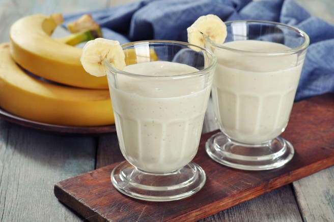 Banane in napitek.