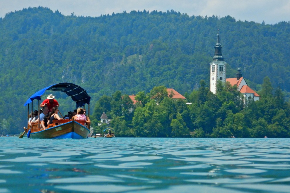 Blejsko jezero turisti pletna