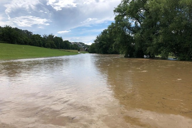 reke padavine Slovenija poplave