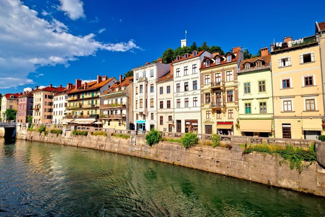 reka Ljubljanica Ljubljana Slovenija reševanje