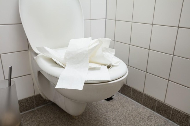 WC stranišče školjka umazanija čiščenje