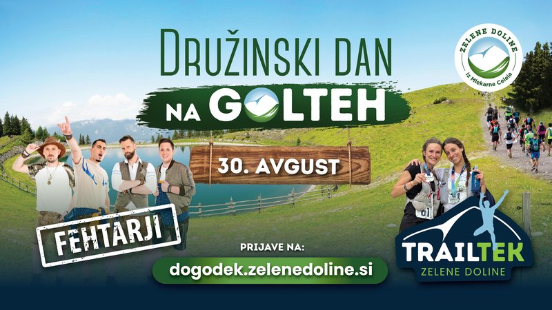 Družinski dan in trail tek Zelene Doline na Golteh se vračata!