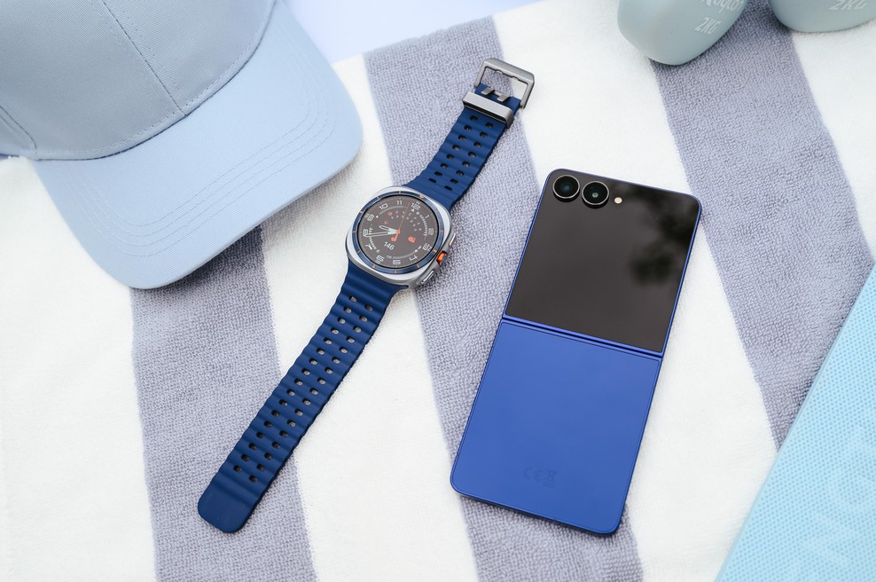 Od teka do videoklica: kaj vse zmorem, ko sta z menoj Watch8 in Galaxy Z Flip7 (foto: promocijska fotografija)