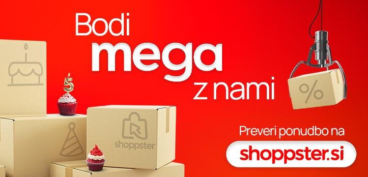 Shoppster praznuje 5 let na slovenskem trgu