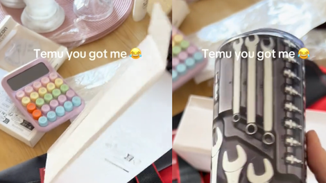 Naročila je orodje prek Temuja – ko je odprla paket, se je nasmejala do solz