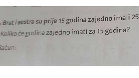 Matematična naloga iz tretjega razreda razdelila splet: poznate pravilen odgovor?