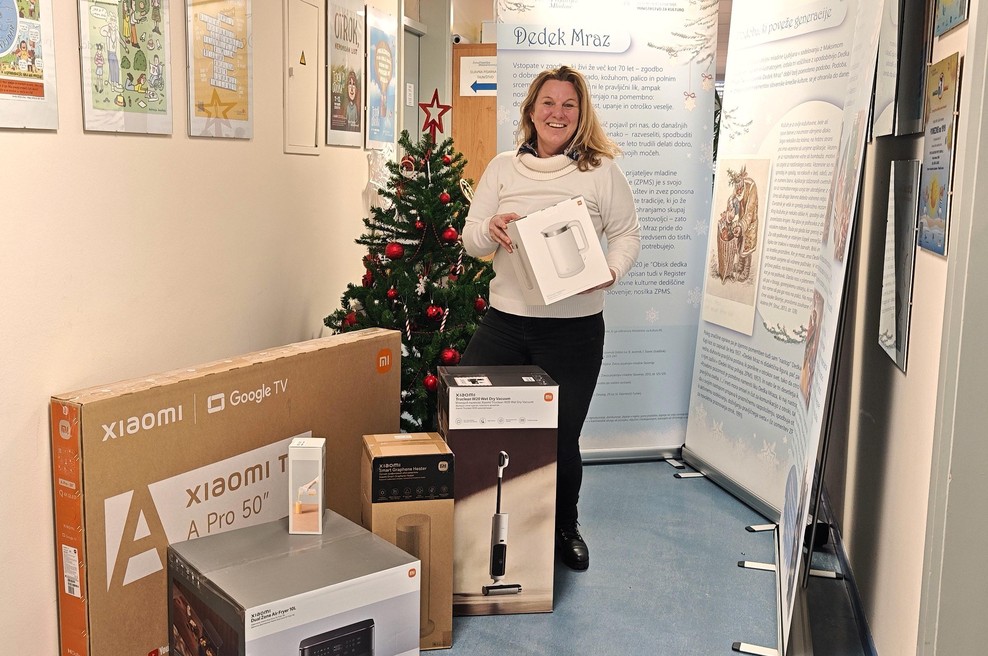 Xiaomi doniral pametne AiOT naprave Zvezi prijateljev mladine Slovenije za letovišče Pacug (foto: PR)